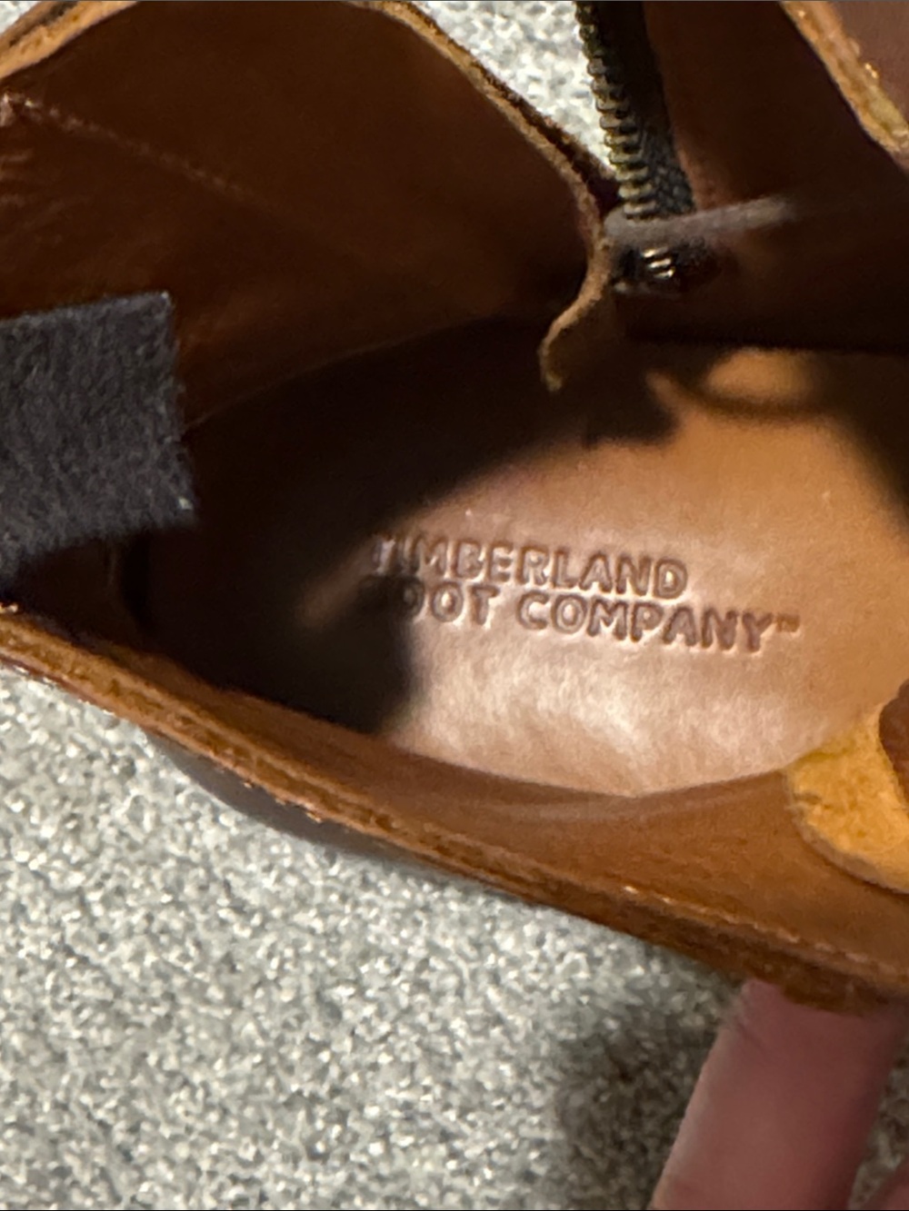Timberland Brown Leather Chukka Lace-Up Boots with Side Zip - Picture 3 of 5